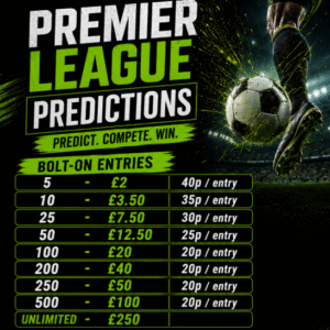 Premier League Prediction Bolt-on